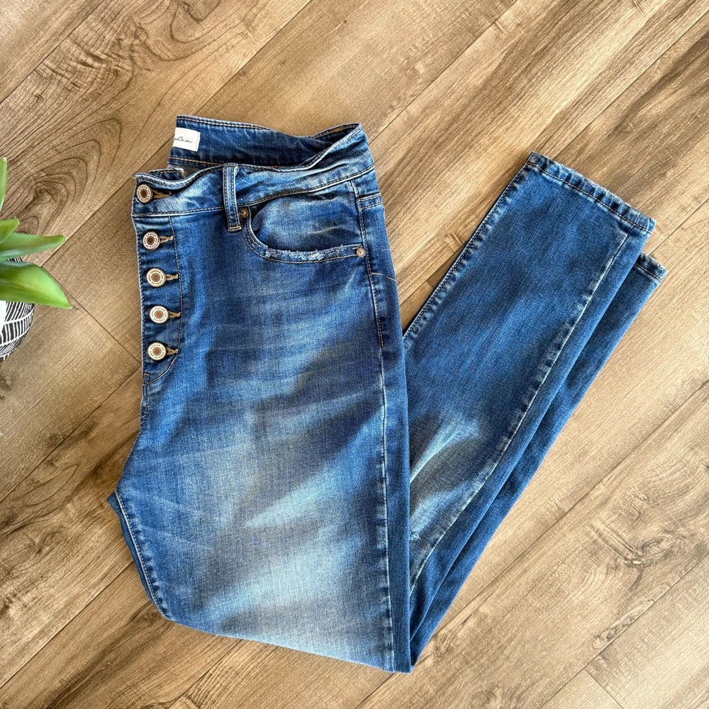 Kancan Curvy skinny denim jeans size 13/30 - Picture 2 of 12